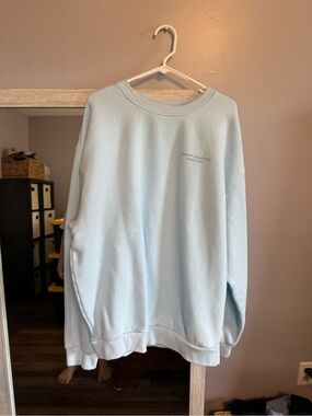 Comfort Collection Light Blue Crewneck Sweatshirt - Pastel Edit